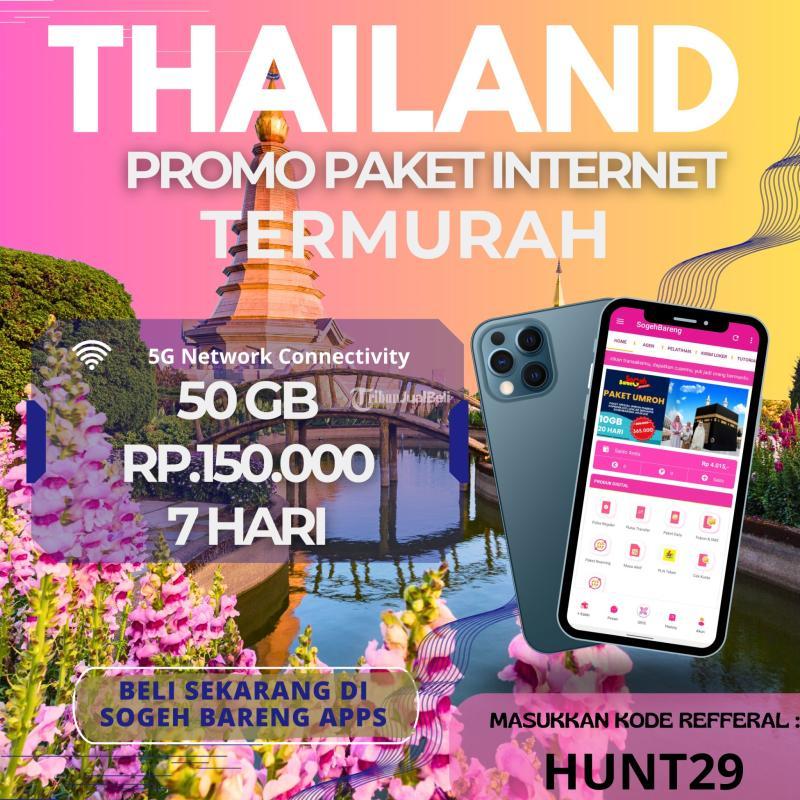 Kuota Roaming Thailand Murah 50GB Cuma 150 Rbu - Surabaya