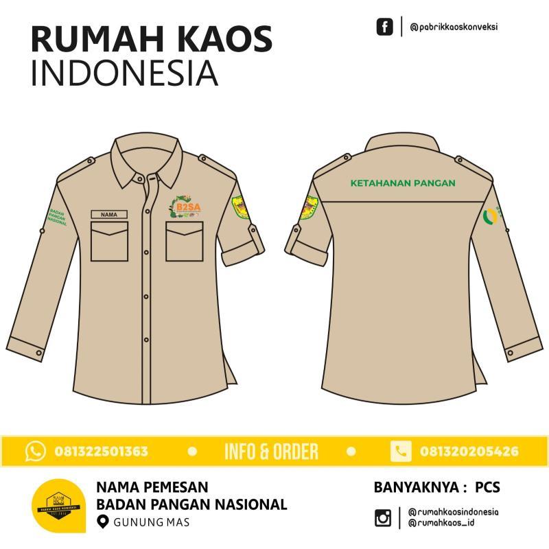 Langsung Tangan Pertama, Seragam Custom Koto Baru Seragam Kemeja Bordir - Dharmasraya