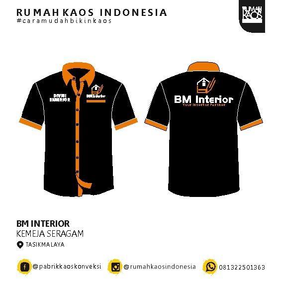 Terlaris Kemeja Custom Seragam Koto Baru Seragam Karyawan - Dharmasraya