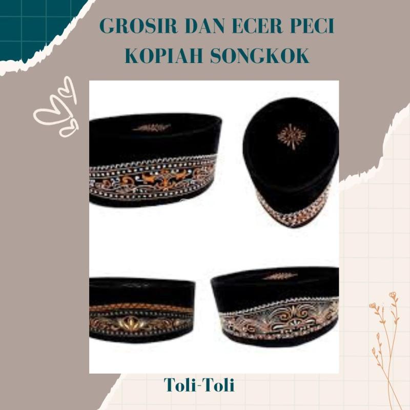 Pusat Grosir Peci Kopiah Songkok Teramanah  Adhompeci - Toli-Toli 