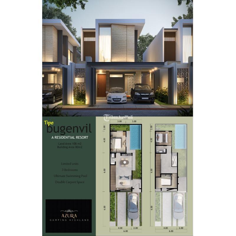 Dijual Villa Hunian Mewah dan Eksklusif 3KT 3KM di Azura Gamping Highland Yogyakarta - Sleman