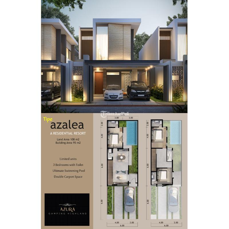 Dijual Villa Hunian Mewah dan Eksklusif 3KT 3KM di Azura Gamping Highland Yogyakarta - Sleman