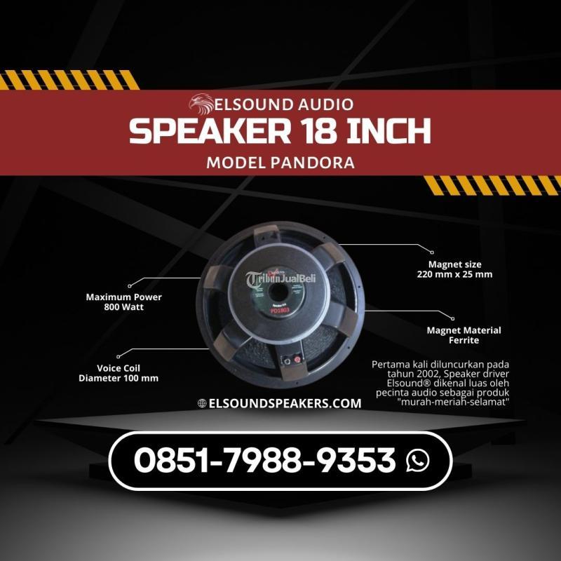 Speaker 18 inch Terbaik Elsound Audio di Jakamulya - Bekasi Kota