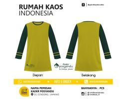 Tunik Kaos Seragam Kapontori Tunik Kaos Sablon - Buton