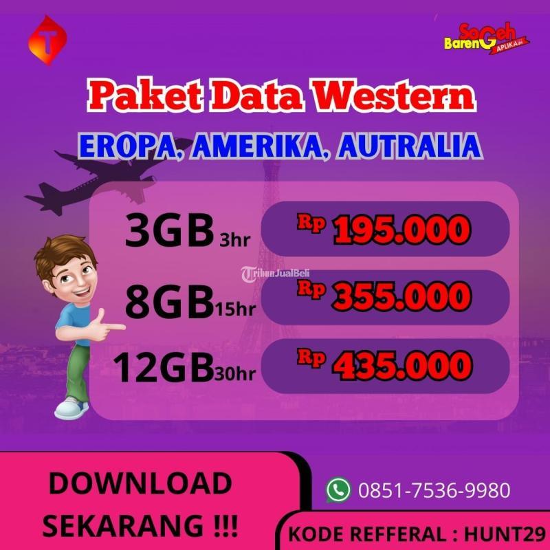 Kuota Roaming Western Atau Eropa, Amerika Murah Untuk Liburan - Surabaya