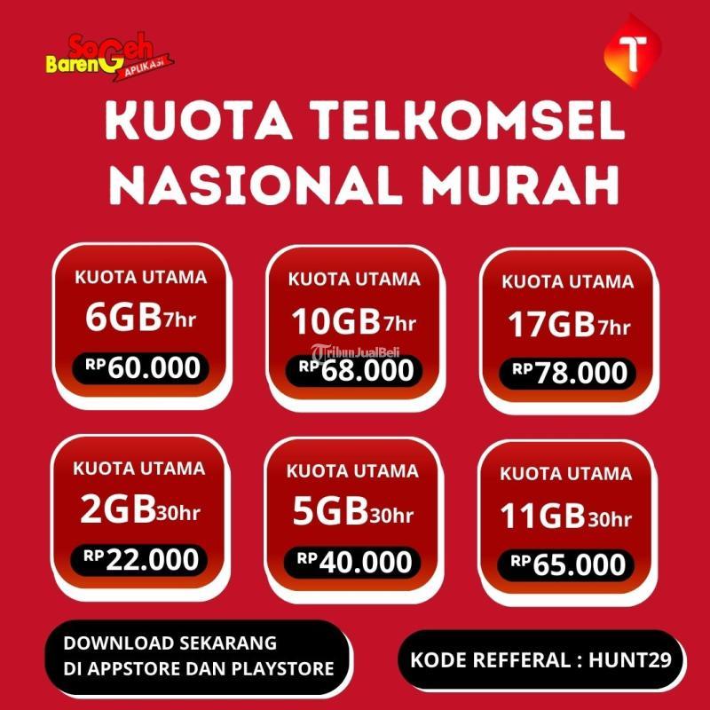 Paket Data Nasional Bulanan Telkomsel Murah - Surabaya
