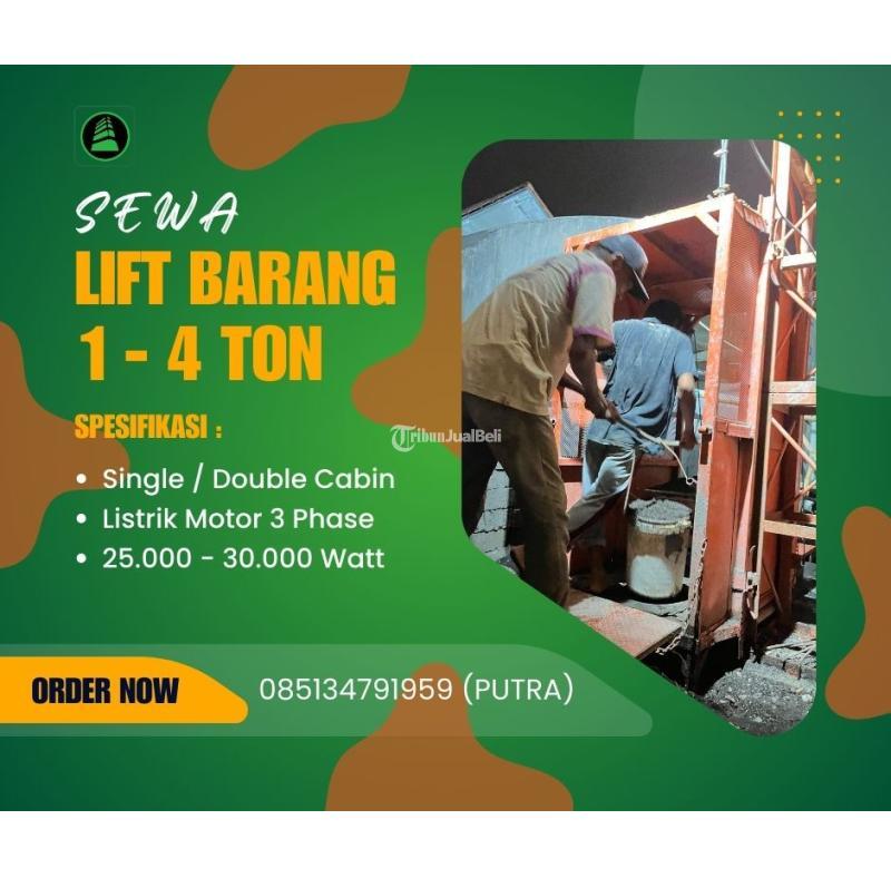 Sewa Lift Barang Lift Material Alimak - Bandung Kota