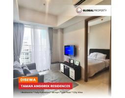 Disewakan Apartemen, Taman Anggrek Residences, 1 Bedroom, Luas 38m2, Fully Furnished, City View - Jakarta Barat