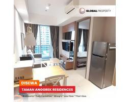 Disewakan Apartemen, Taman Anggrek Residences, Fully Furnished, 1 Bedroom, Luas 38m2, Pool View - Jakarta Barat