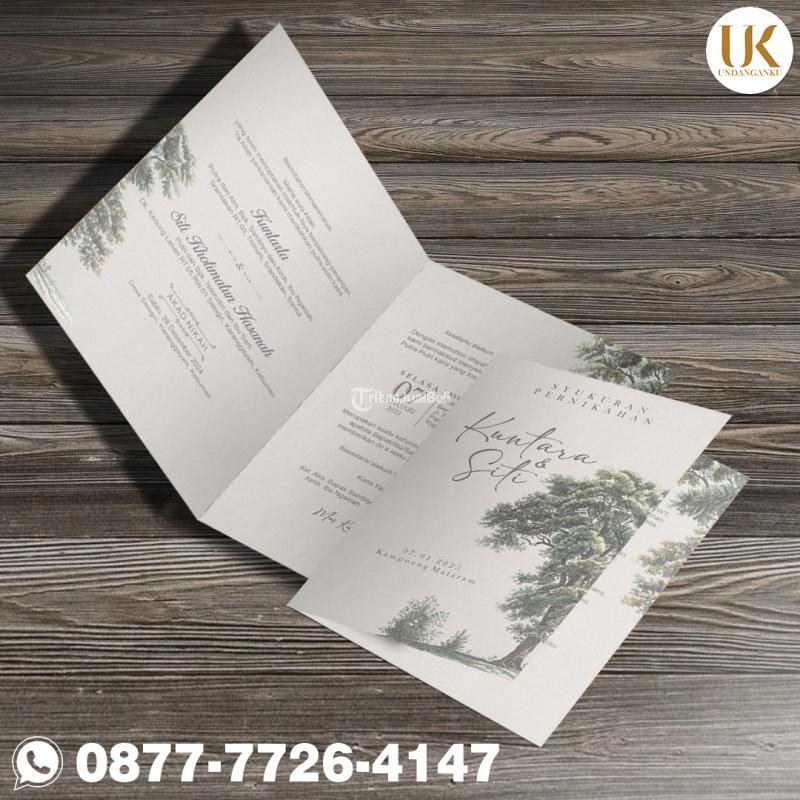 Jasa Cetak Undangan Pernikahan Murah di Madukara - Banjarnegara