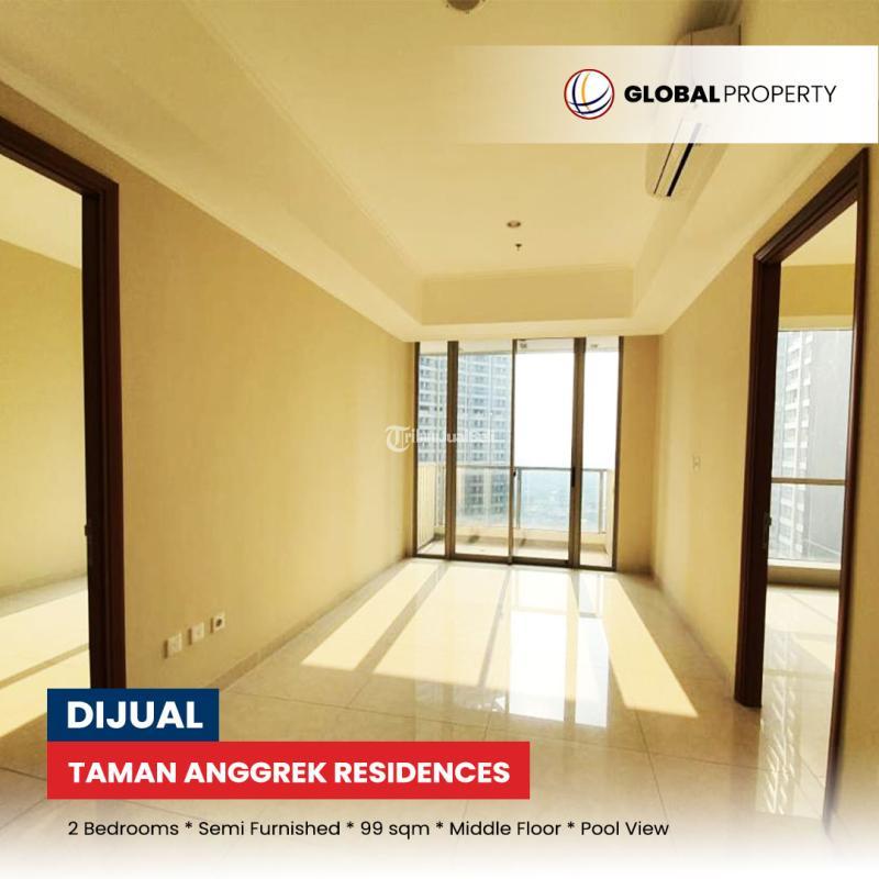 Dijual Apartemen Taman Anggrek Residences 2 Bedroom Middle Floor Pool View - Jakarta Barat