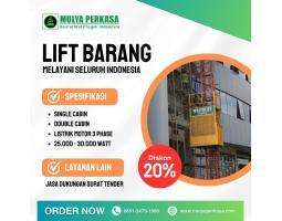 Sewa Lift Barang Lift Cargo Alimax Di Takalar  - Makassar