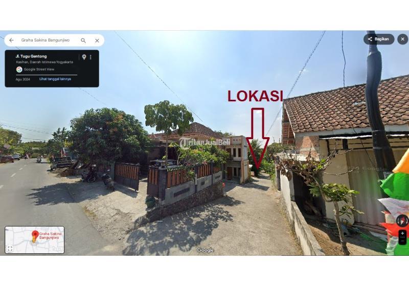 Jual Tanah Luas 176 m2 Di Bangunjiwo Kasihan Yogyakarta Dekat Ringroad - Bantul 