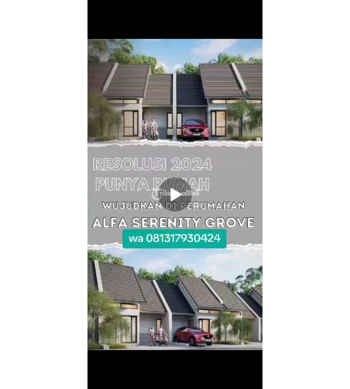 Jual Rumah Eksklusif Nuansa Alami Tipe 30 Kini Hadir Baru - Tangerang