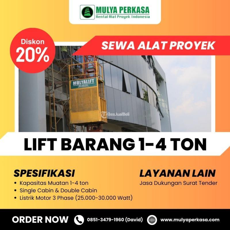 Sewa Lift Barang Cargo Material - Denpasar 