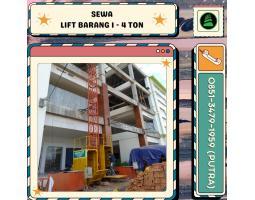 Sewa Lift Barang Material Alimak - Makassar 