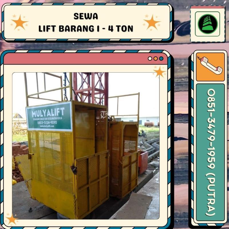 Sewa Lift Barang Material Alimak - Makassar 