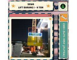 Sewa Lift Barang Material Alimak Parepare - Makassar 