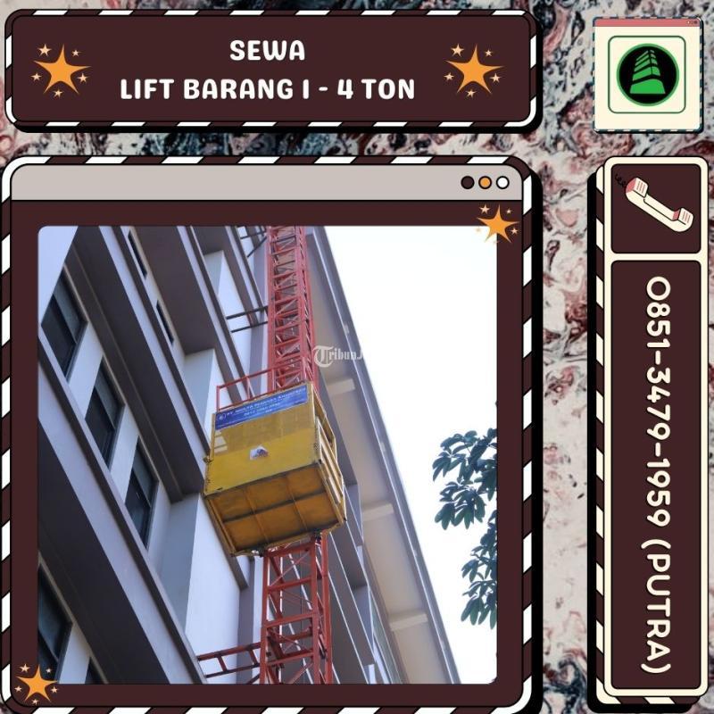 Sewa Lift Barang Lift Material Alimak - Makassar