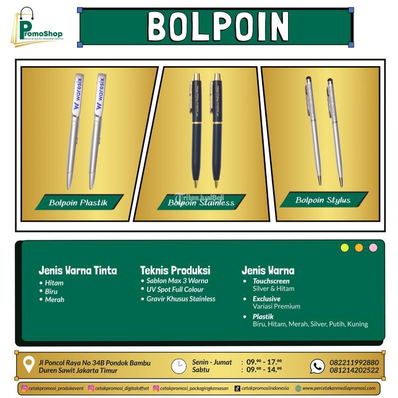 Cetak Nama Di Pulpen Custom Percetakan Ballpoint Plastik - Surabaya