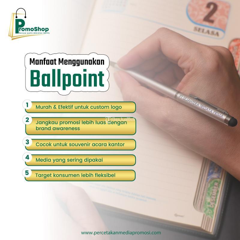 Cetak Nama Di Pulpen Custom Percetakan Ballpoint Plastik - Surabaya