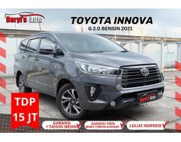Dijual Mobil Toyota Innova G 2.0 AT, Bensin, Facelift, Tahun 2021, TDP 15jt, Like New, Sangat Terawat - Jakarta Utara