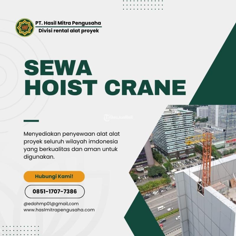 Sewa Hoist Crane Vertical - Bojonegoro 