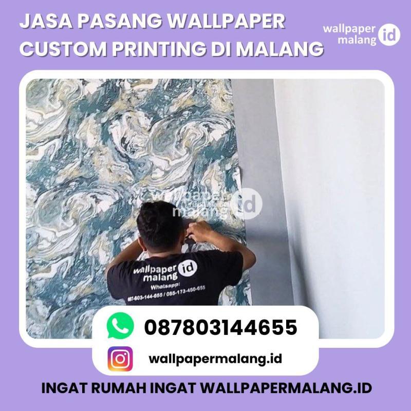 Jasa Pasang Wallpaper Custom Printing - Malang