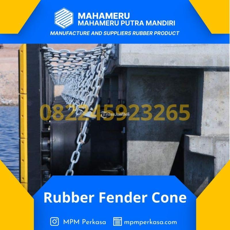 Karet Fender Dermaga TIpe Cone Karet Penahan Benturan Kapal Terbaik - Murung Raya
