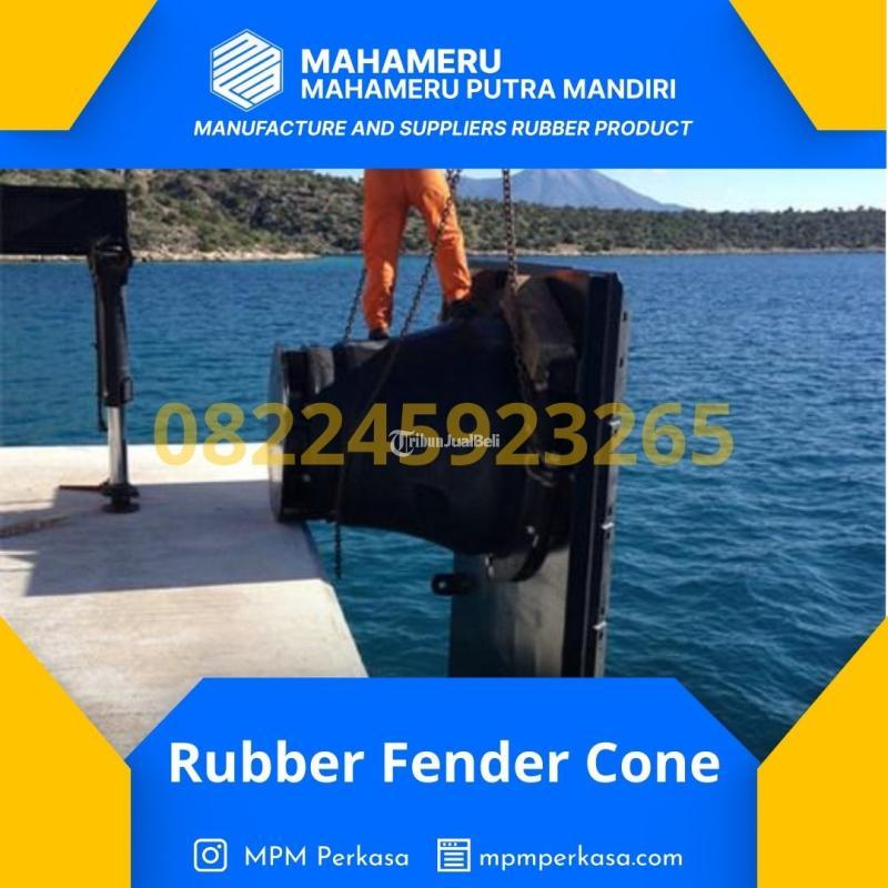 Karet Fender Dermaga TIpe Cone Karet Penahan Benturan Kapal Terbaik - Murung Raya
