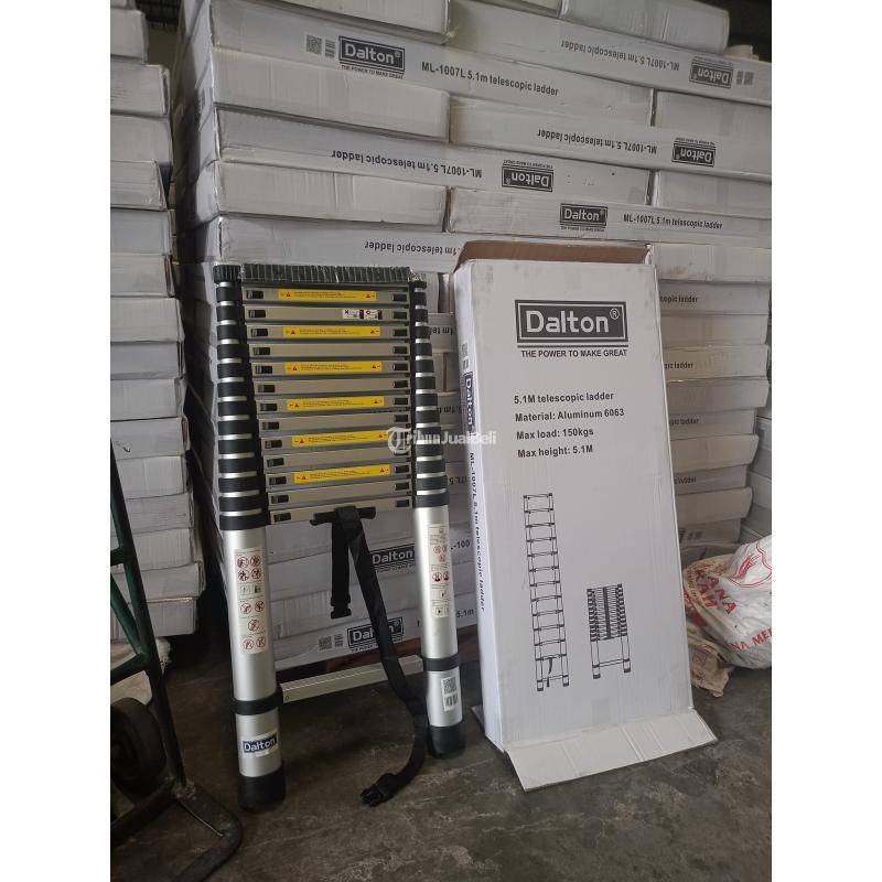 Tangga Lipat Teleskopik 5 Meter Aluminium Dalton ML-1007 5 M - Surabaya
