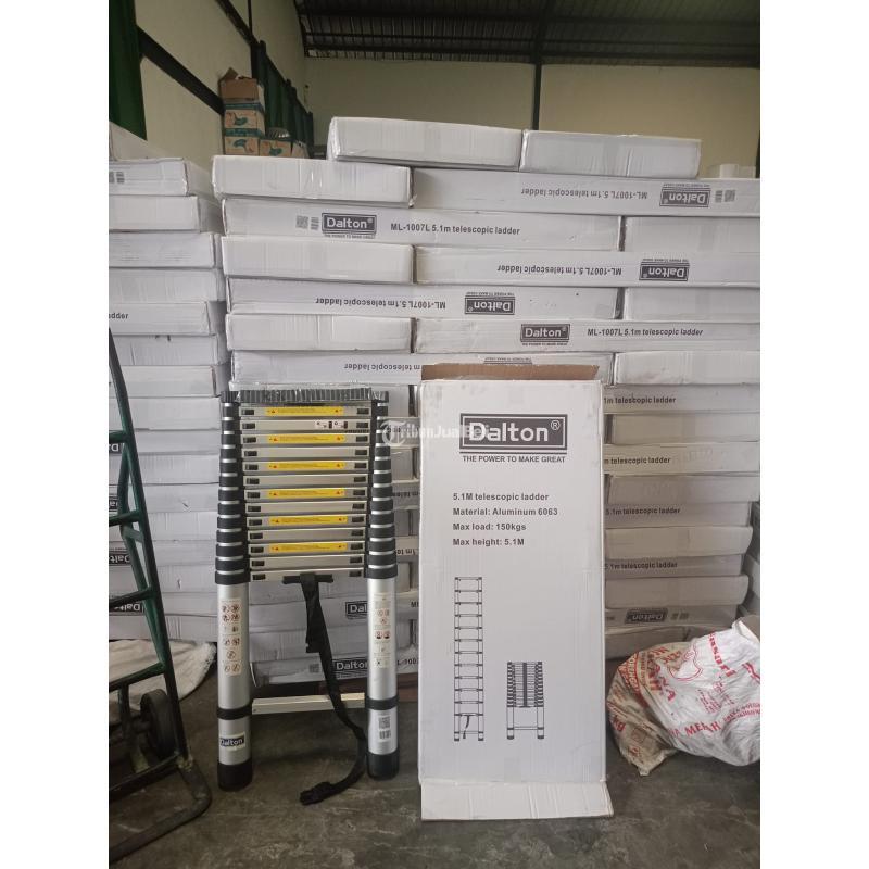 Tangga Lipat Teleskopik 5 Meter Aluminium Dalton ML-1007 5 M - Surabaya
