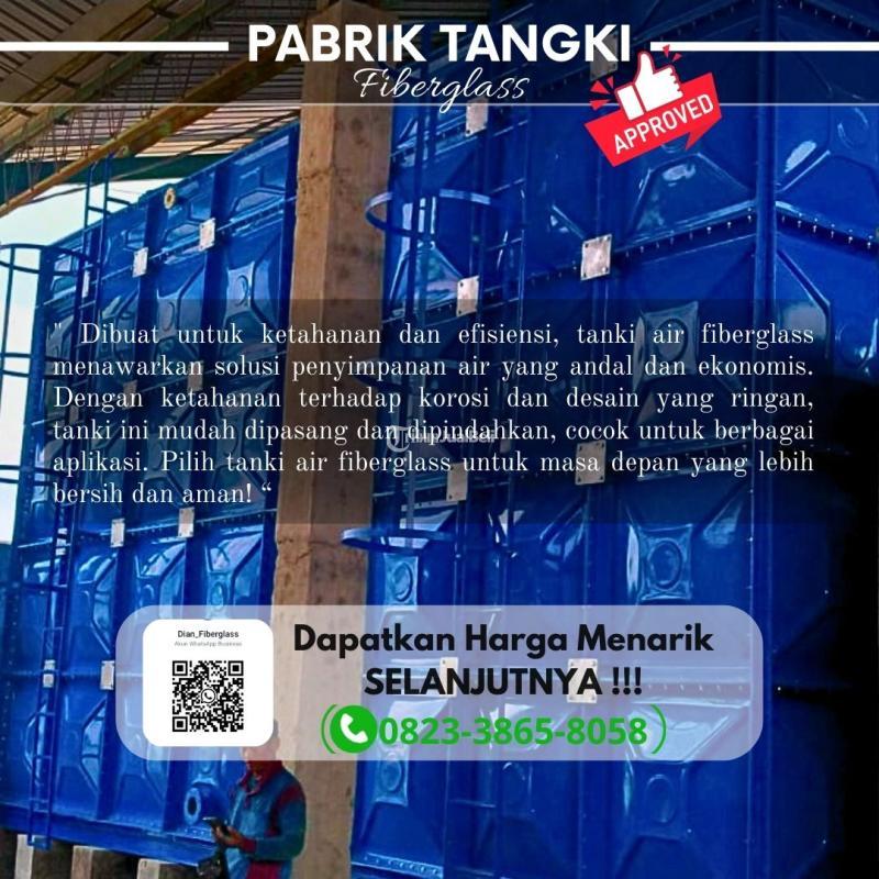 Peyedia Tangki Air Fiberlass FRP 10000 Lite - Rembang