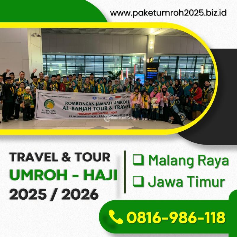 Travel Umroh Akhir Tahun 2025 Wonosari Malang AL Bahjah - Malang Kota