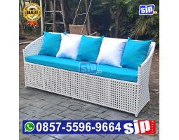 Kursi Ruang Tamu Rotan Sintetis, Sofa Rotan Minimalis - Malang