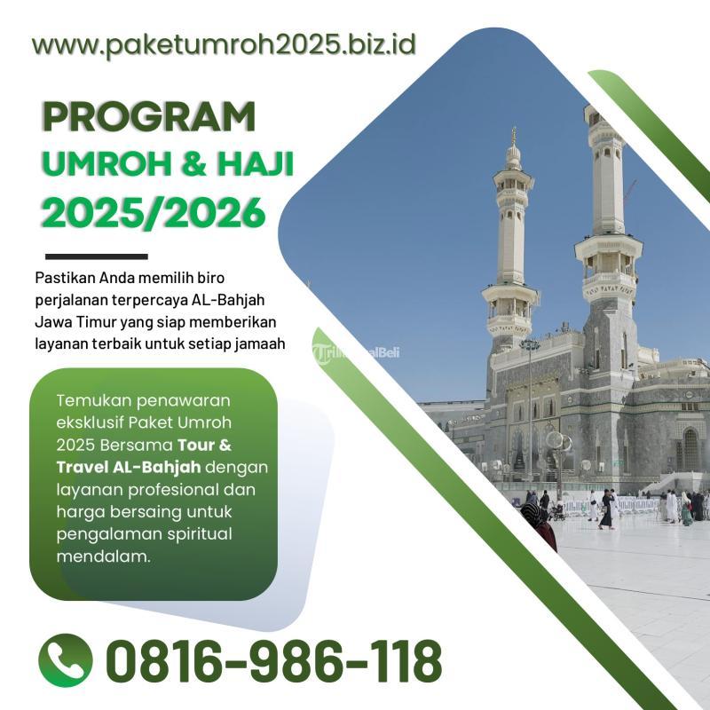 Travel Umroh Eksklusif 2025 Donomulyo AL Bahjah - Malang 