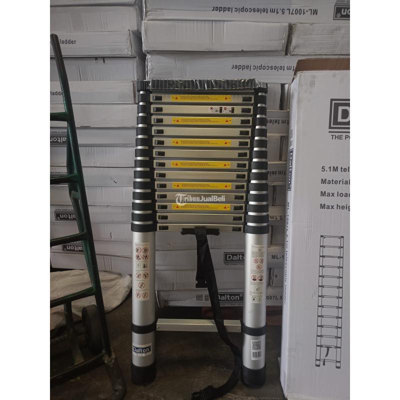 Tangga Teleskopik 6.2 Meter, Tangga Alumunium Lipat Dalton ML-1009L 6,2 Meter - Jakarta Barat