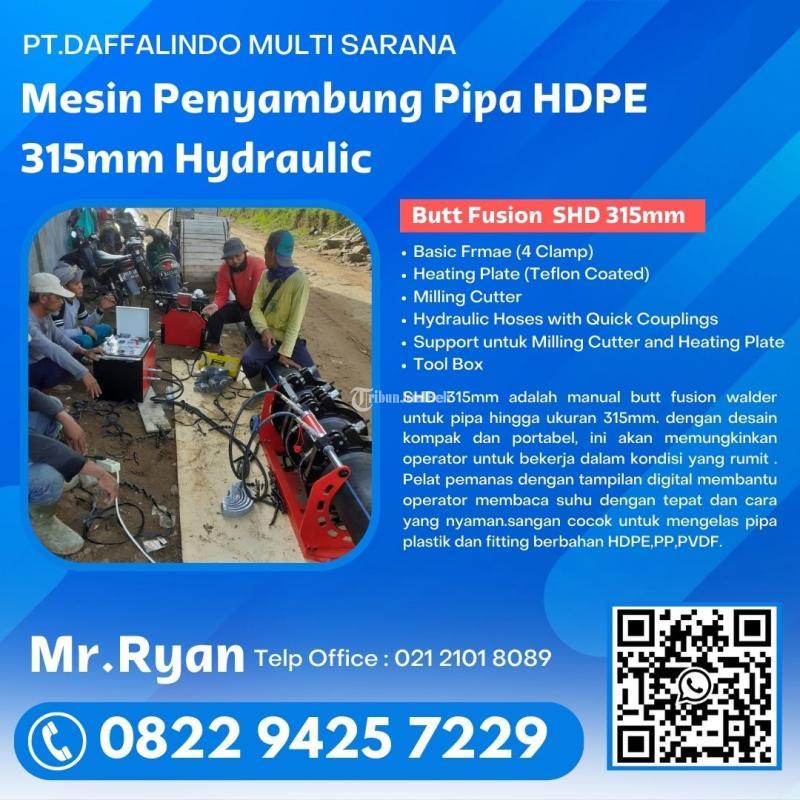 Butt Fusion Welding Machine 315mm Alat Las Pipa Hdpe Merk AMD - Jakarta Timur 