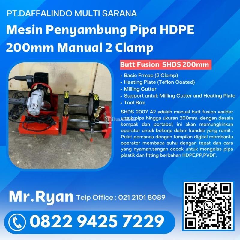 Mesin Pemanas Pipa Hdpe 200mm 2 Clamp AMD - Jakarta Timur 