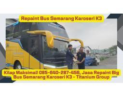 Jasa Repaint Medium Bus Karoseri K3 - Semarang 