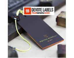 Label Kertas Hangtag Devote.labels - Muaro Jambi 