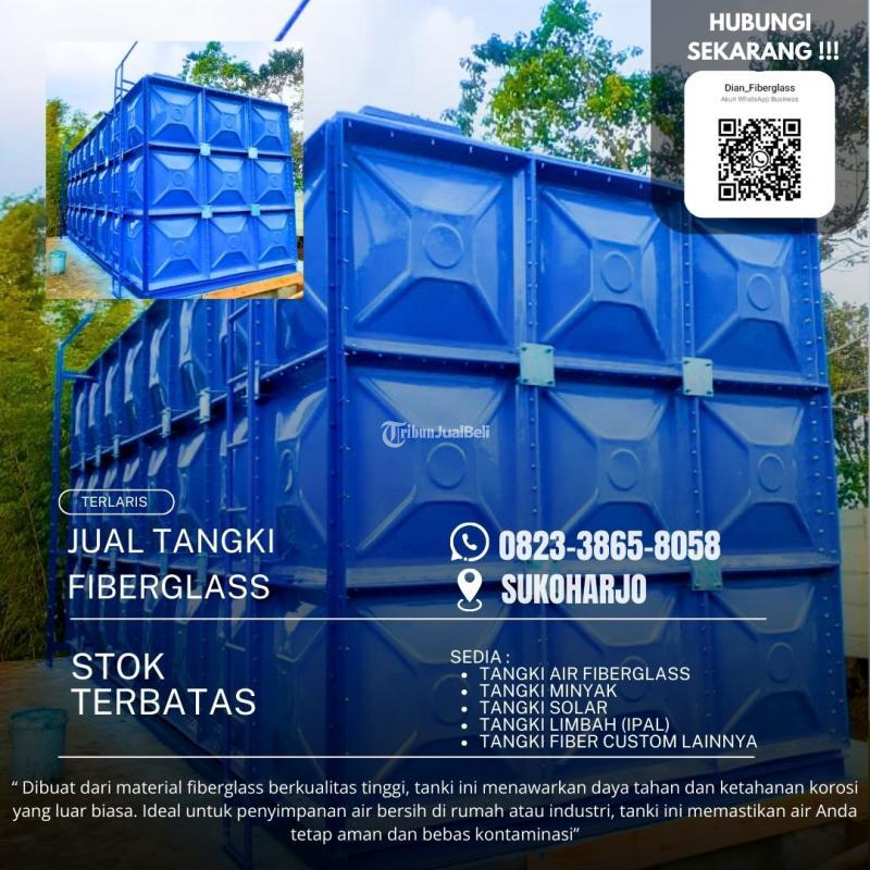 Tangki Air Fiberglass FRP 15000 Liter - Sukoharjo
