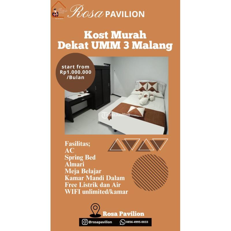 Disewakan Kost Putri Tegalgondo Harga Murah Fasilitas Lengkap - Malang 