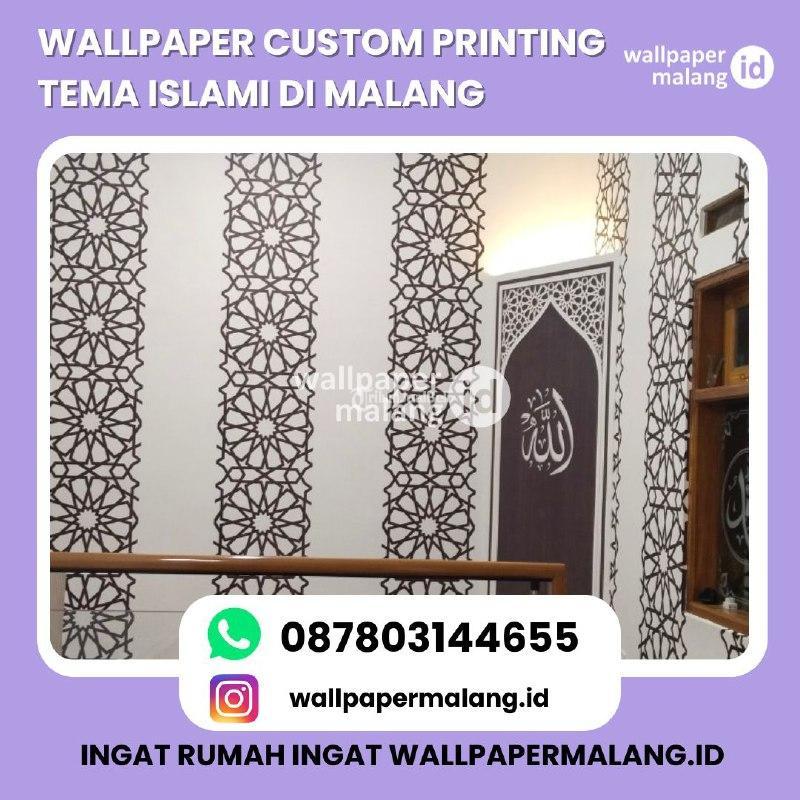 Wallpaper Custom Printing Tema Islami - Malang 
