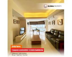 Disewakan Apartemen Furniture Fully Furnished, Taman Anggrek Condominium, 2 Bedroom, High Floor - Jakarta Barat 