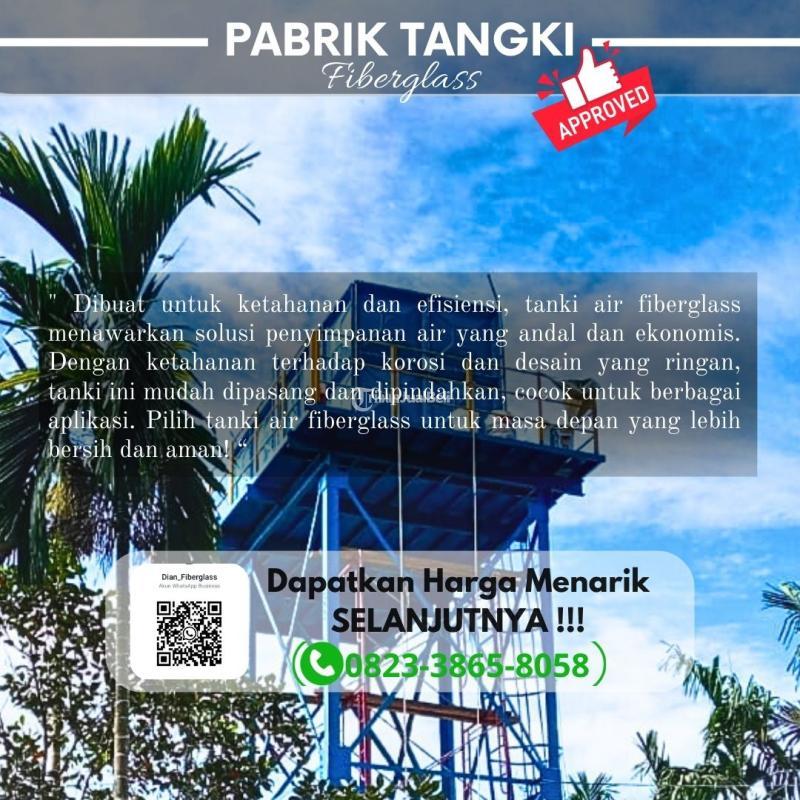 Roof Tank Panel FRP Fiberglas 4000 Liter Bergaransi - Wonogiri
