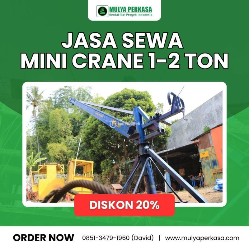 Jasa Rental Mini Crane 1-2 Ton - Jakarta Pusat