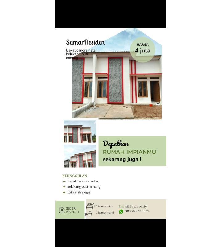 Dijual Rumah Murah Tipe 36 2KT 1KM Legalitas SHM - Bandar Lampung