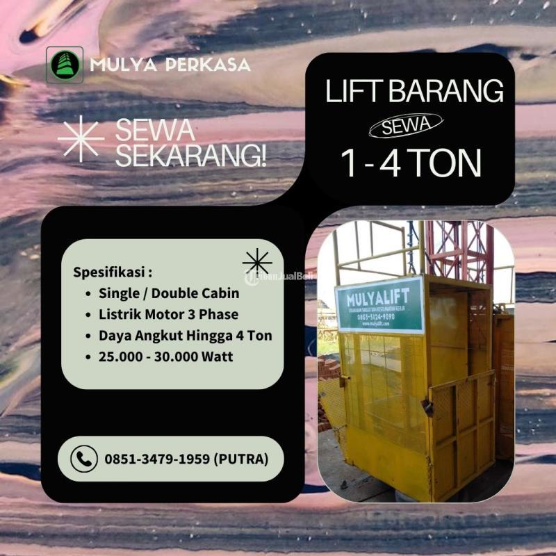 Sewa Lift Barang Material Alimak - Batu 