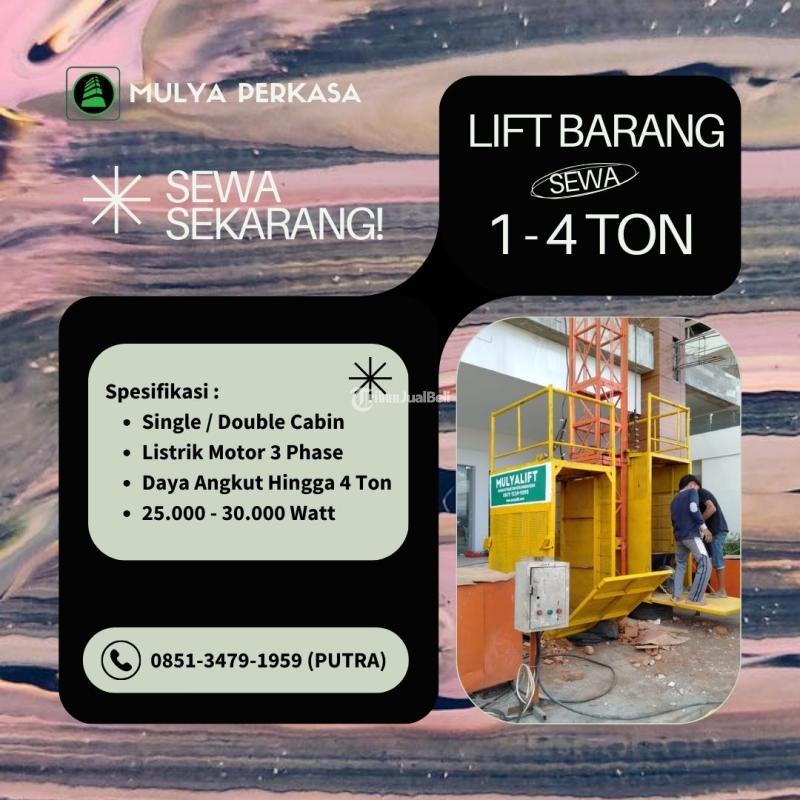 Sewa Lift Barang Material Alimak -Blitar 